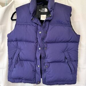 The North Face vintage Deep Purple Puffer Vest small